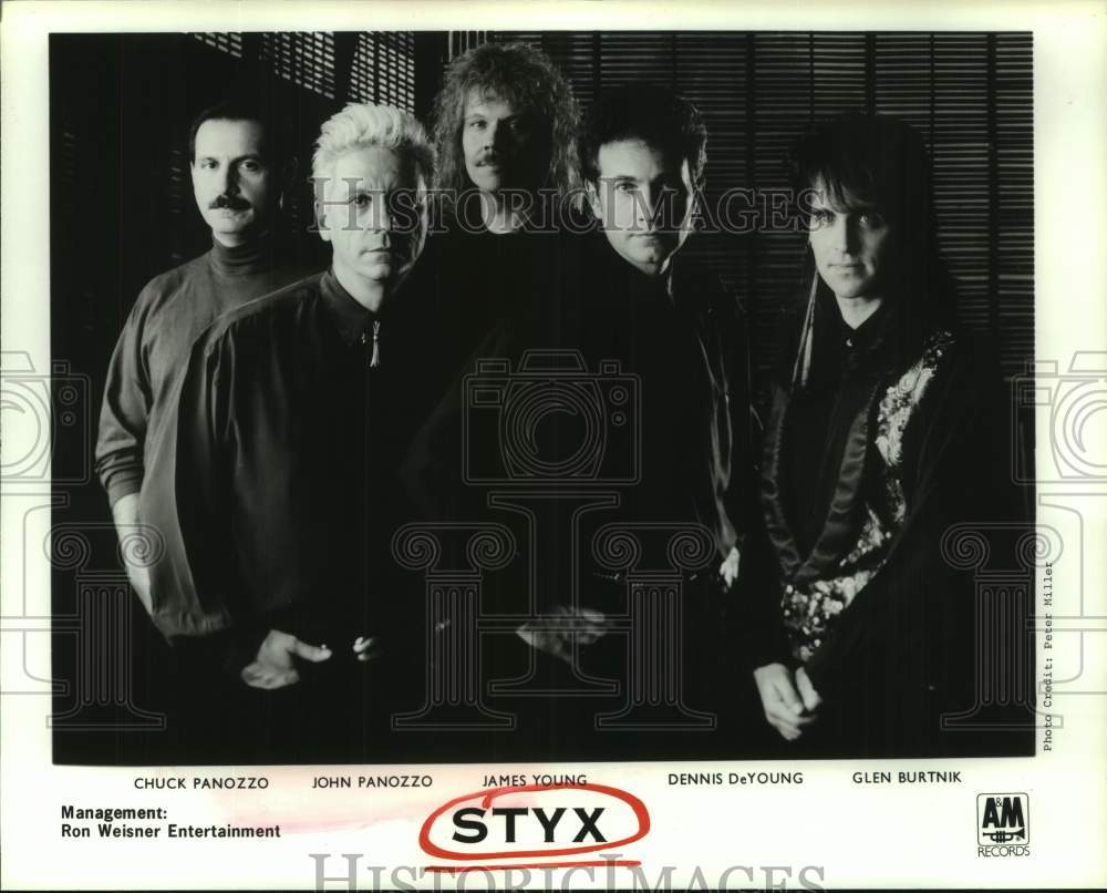 1991 Press Photo Members of Musical Group, Styx - hcp10776- Historic Images