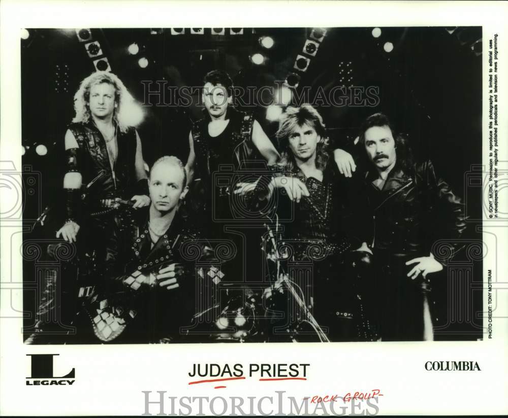 1998 Press Photo Members of the Rock Group, Judas Priest - hcp10791- Historic Images