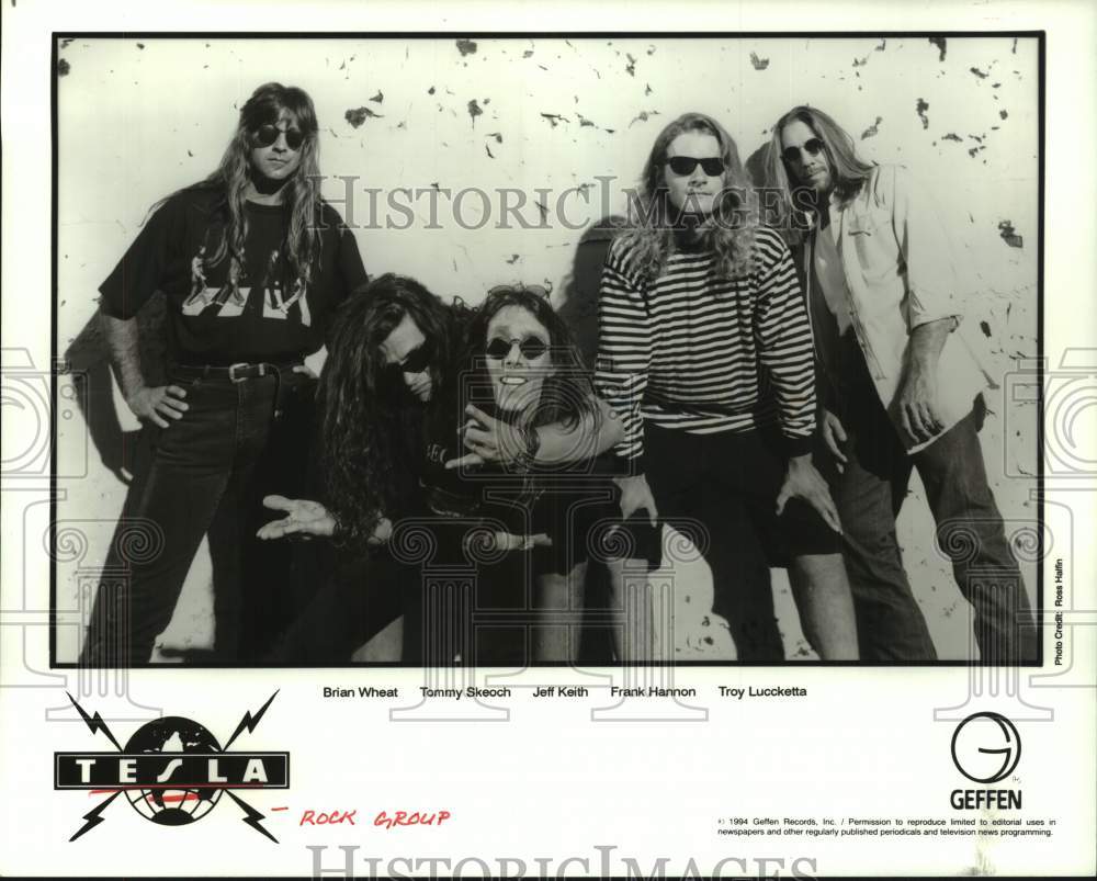 1994 Press Photo Tesla - American rock band - hcp10805- Historic Images