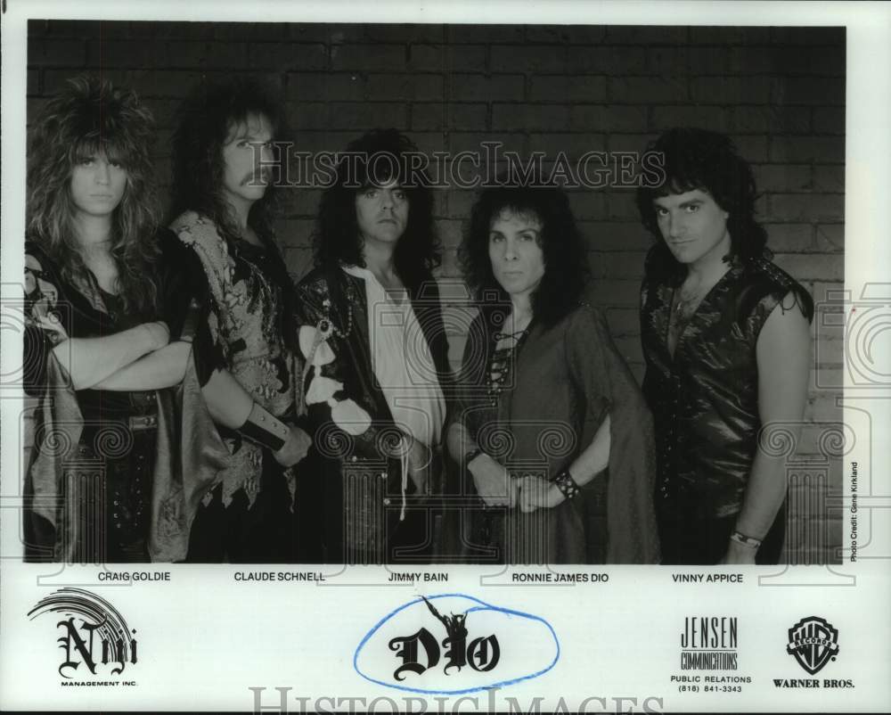 1988 Press Photo Members of the band Dio - hcp10810- Historic Images