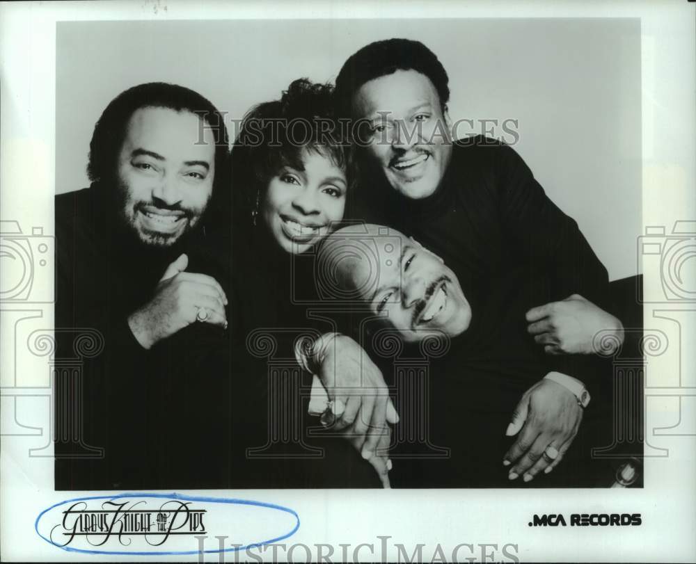 1988 Press Photo Gladys Knight and the Pips - music group - hcp10816- Historic Images