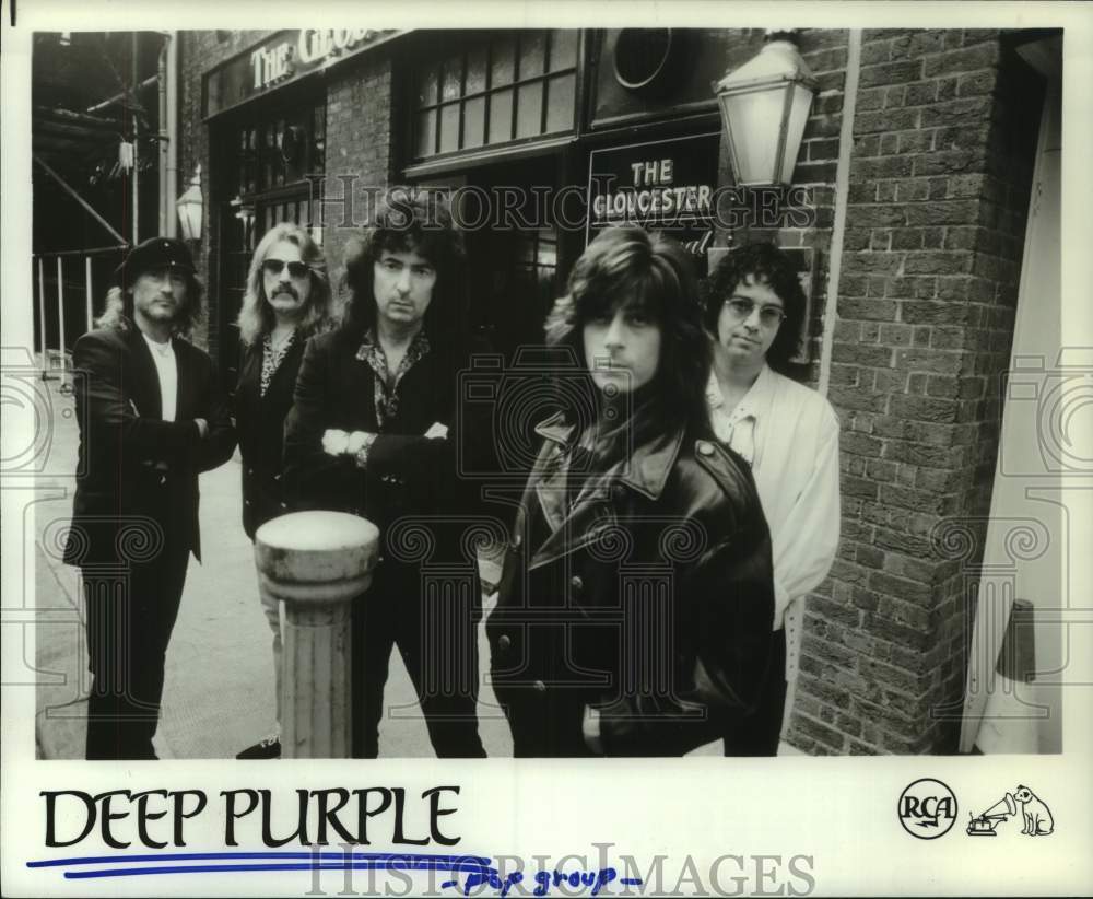 1990 Press Photo Pop music group Deep Purple. - hcp10819- Historic Images