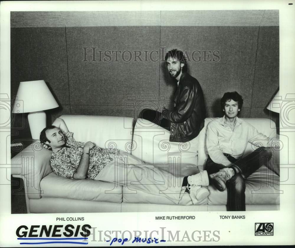 1986 Press Photo Pop music group Genesis. - hcp10829- Historic Images