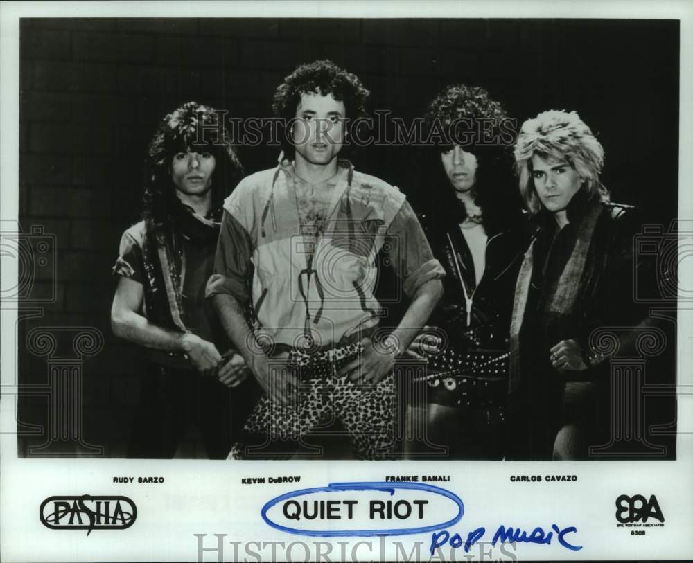 1984 Press Photo Pop music group Quiet Riot - hcp10835- Historic Images
