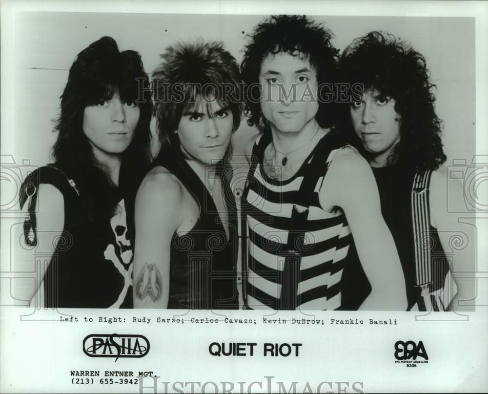 1983 Press Photo Pop group Quiet Riot - hcp10836- Historic Images