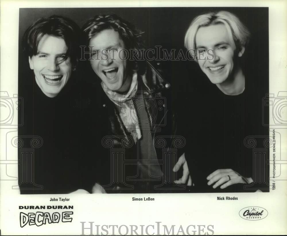 1990 Press Photo Music group Duran Duran. - hcp10847- Historic Images