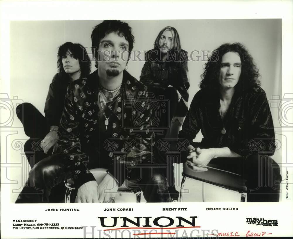 1998 Press Photo Music Group &quot;Union&quot; - hcp10875- Historic Images