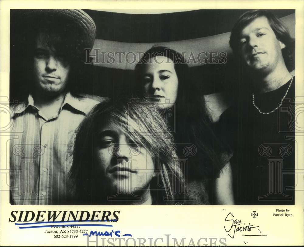 1988 Press Photo Music Group &quot;Sidewinders&quot; - hcp10901- Historic Images