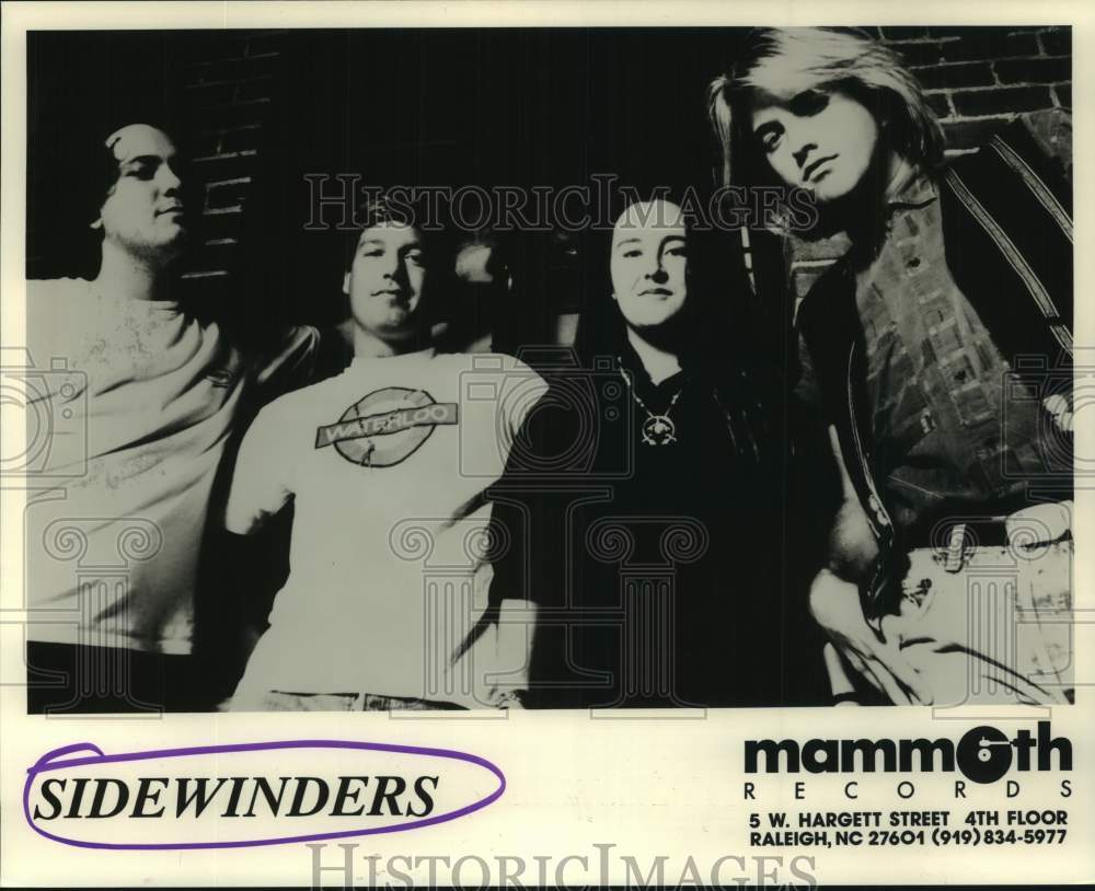 1988 Press Photo Rock Group &quot;Sidewinders&quot; - hcp10902- Historic Images