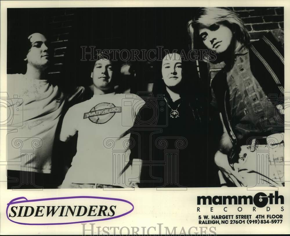 1988 Press Photo Rock Group "Sidewinders" - hcp10902- Historic Images