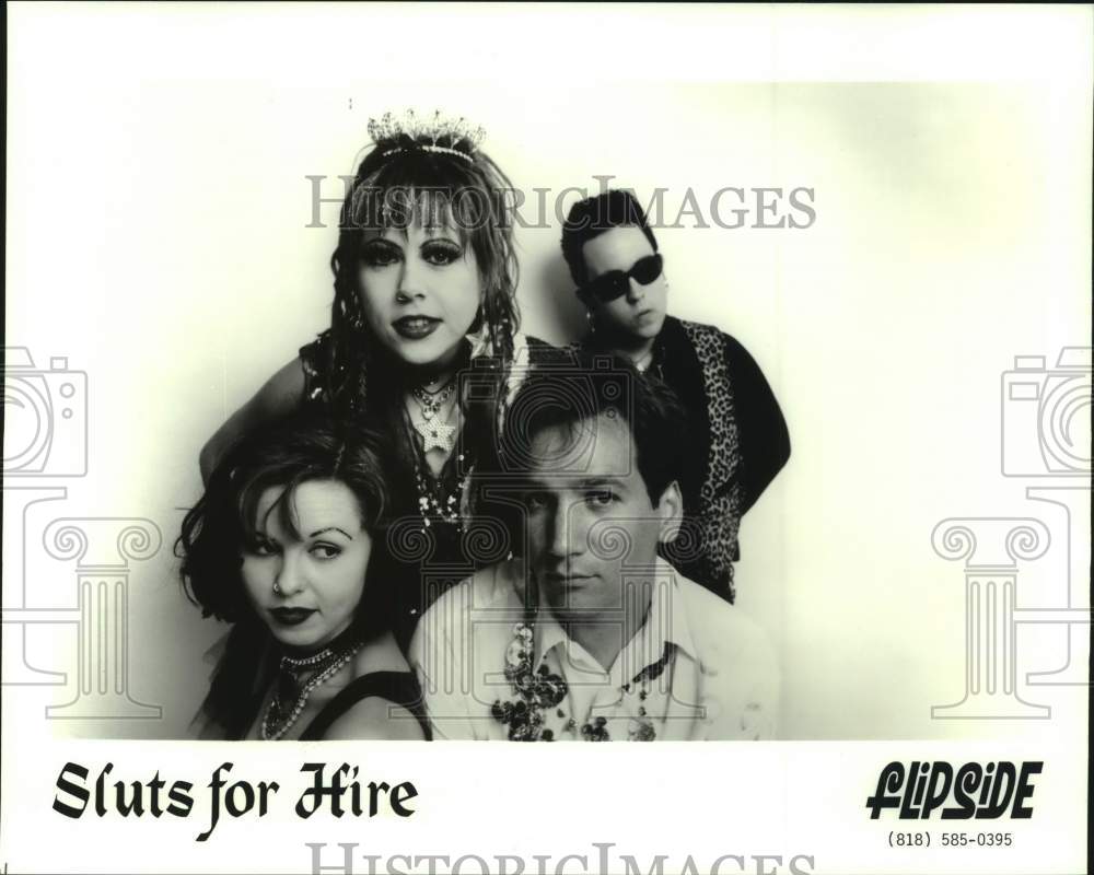 1996 Press Photo Music Group &quot;Sluts for Hire&quot; - hcp10907- Historic Images