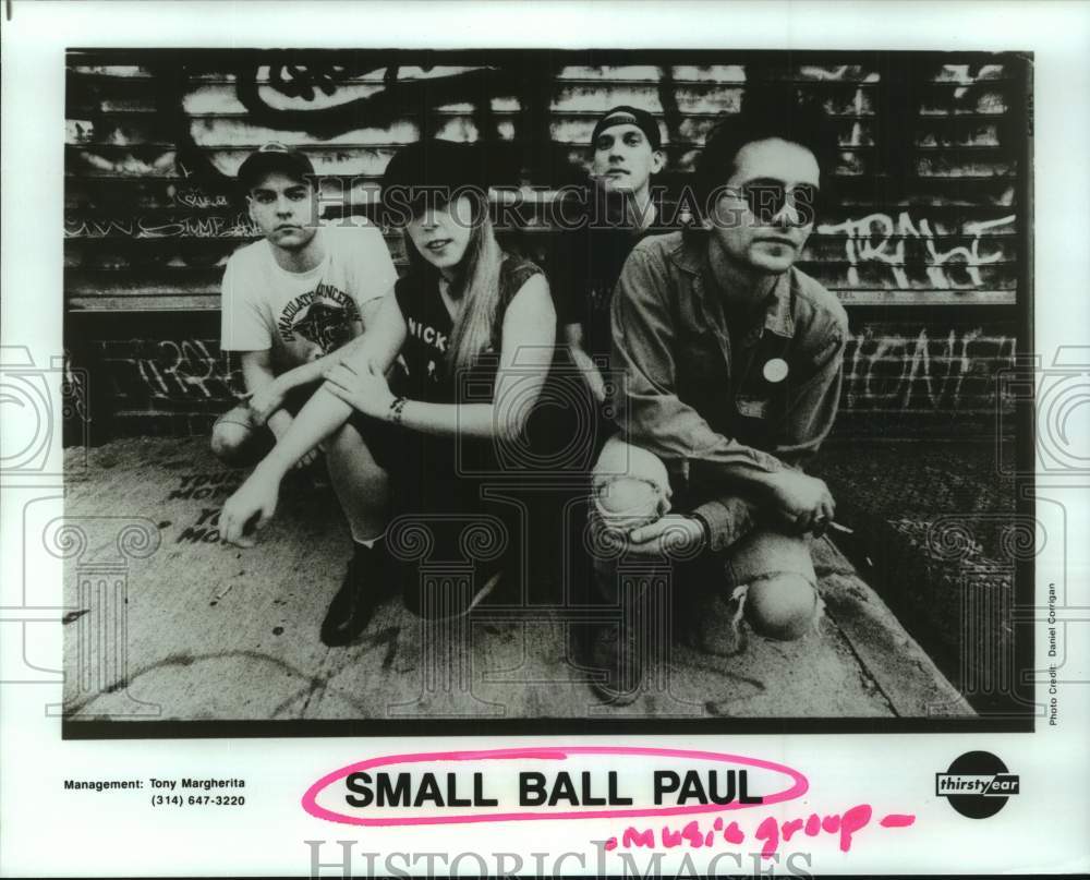 1994 Press Photo Music Group &quot;Small Ball Paul&quot; - hcp10909- Historic Images