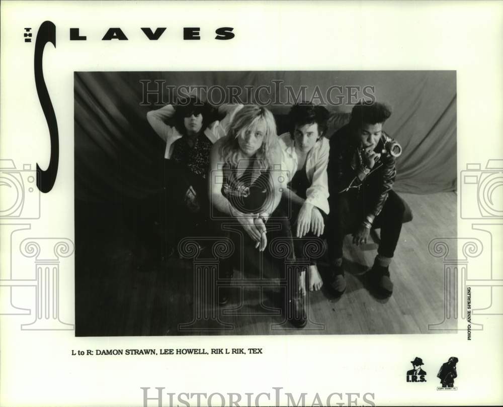 1990 Press Photo Music Group &quot;The Slaves&quot; - hcp10917- Historic Images