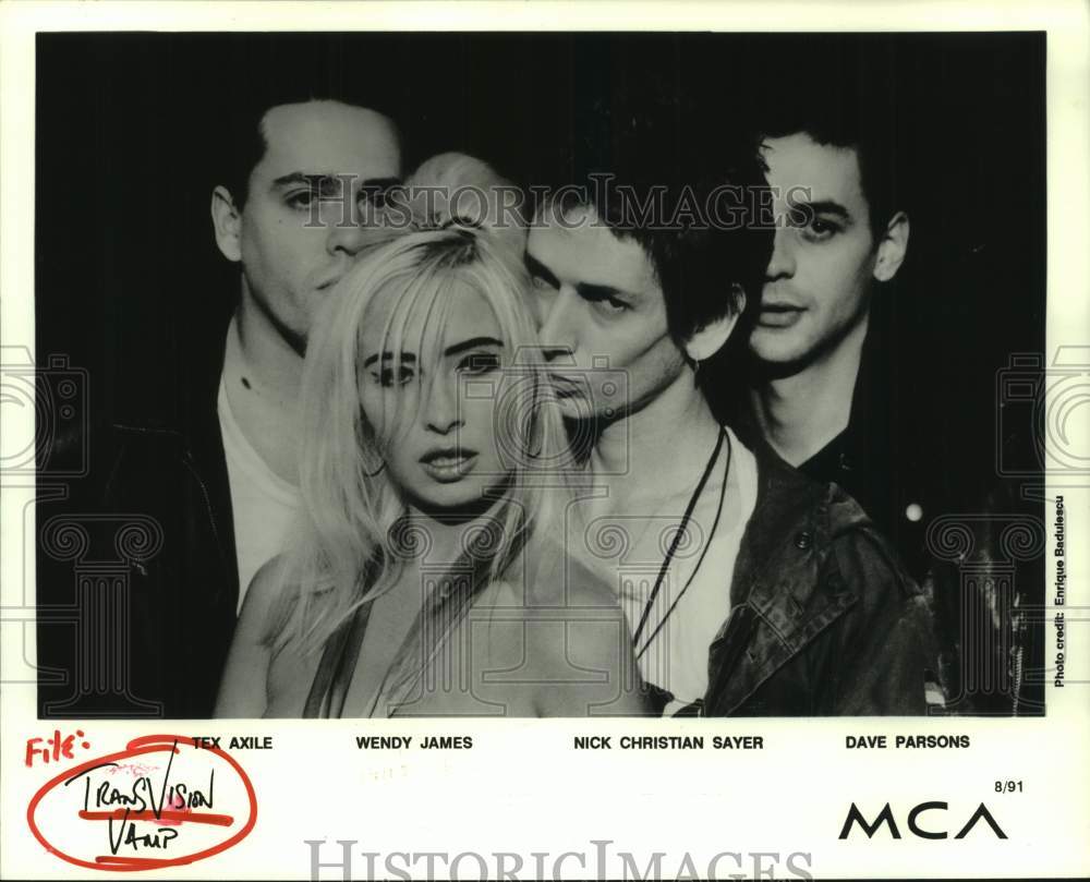 1991 Press Photo Music Group &quot;Trans Vision Vamp&quot; - hcp10941- Historic Images