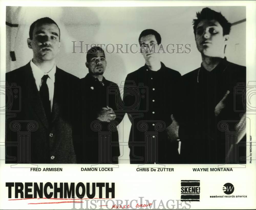 1995 Press Photo Members of the music group &quot;Trenchmouth&quot; - hcp10945- Historic Images