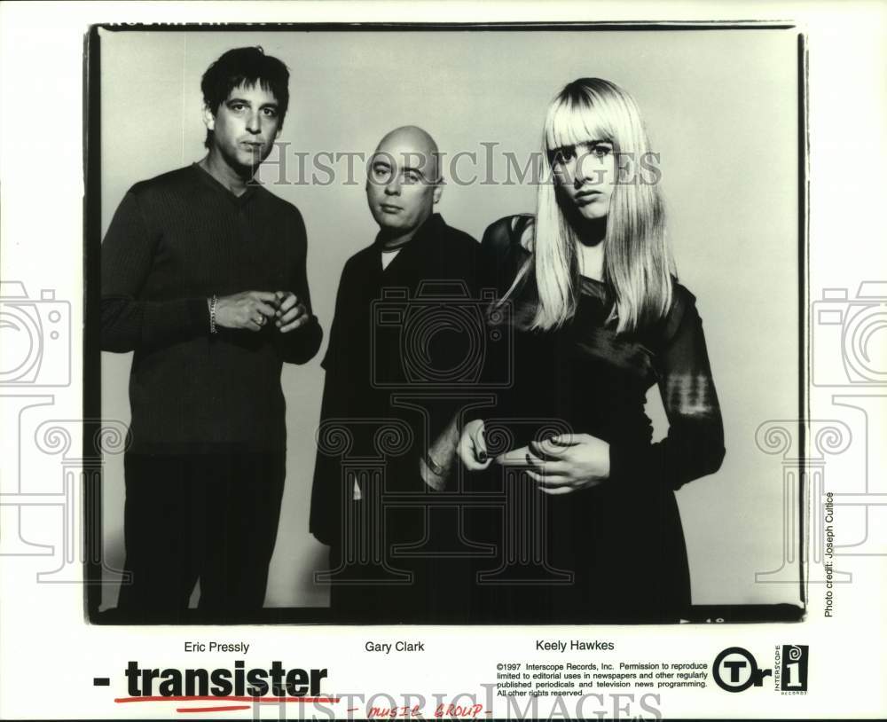 1997 Press Photo Members of the music group &quot;-transister&quot; - hcp10949- Historic Images