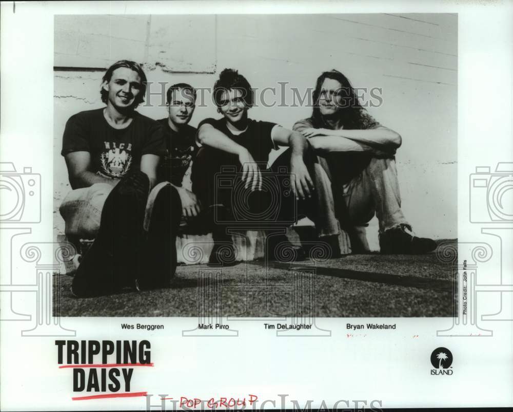 1995 Press Photo Members of the pop music group &quot;Tripping Daisy&quot; - hcp10981- Historic Images