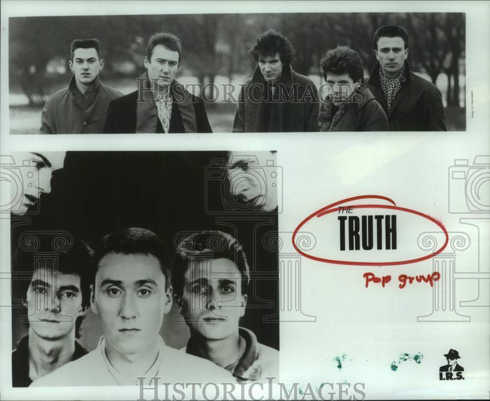 1985 Press Photo Members of the pop music group &quot;The Truth&quot; - hcp10985- Historic Images