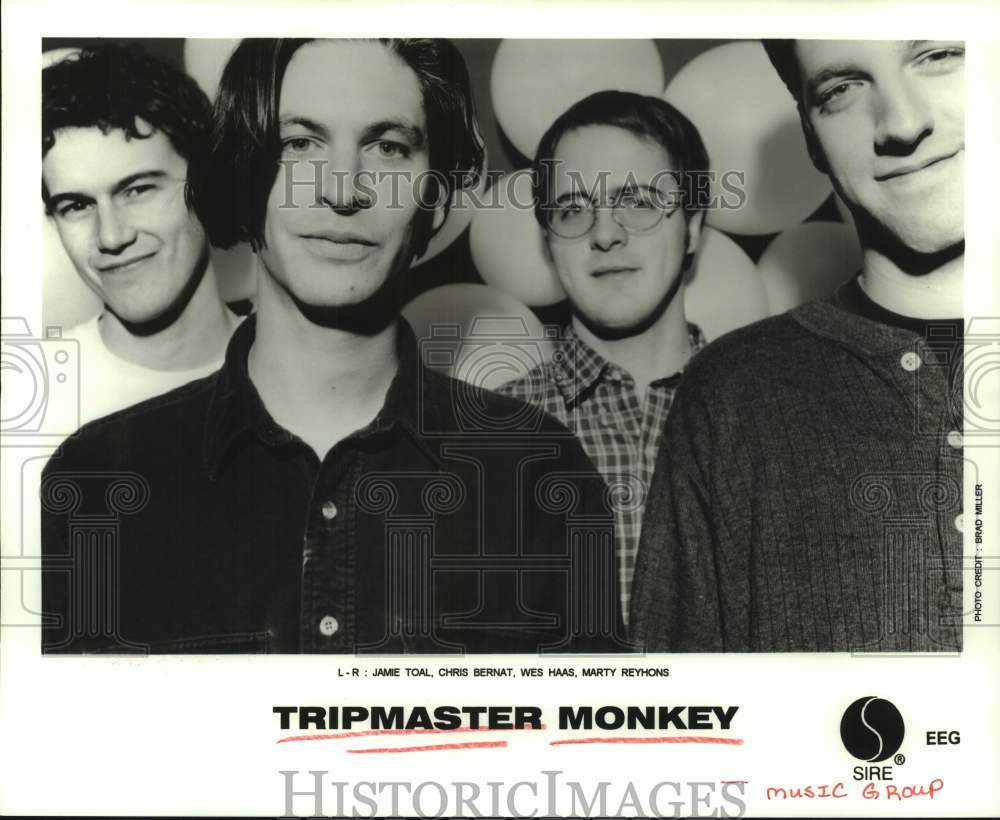 1996 Press Photo Members of the music group &quot;Tripmaster Monkey&quot; - hcp10987- Historic Images