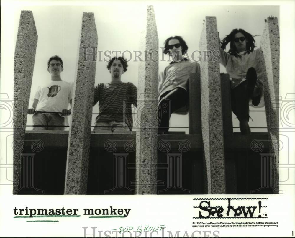 1993 Press Photo Members of the pop music group "Tripmaster Monkey" - hcp10988- Historic Images