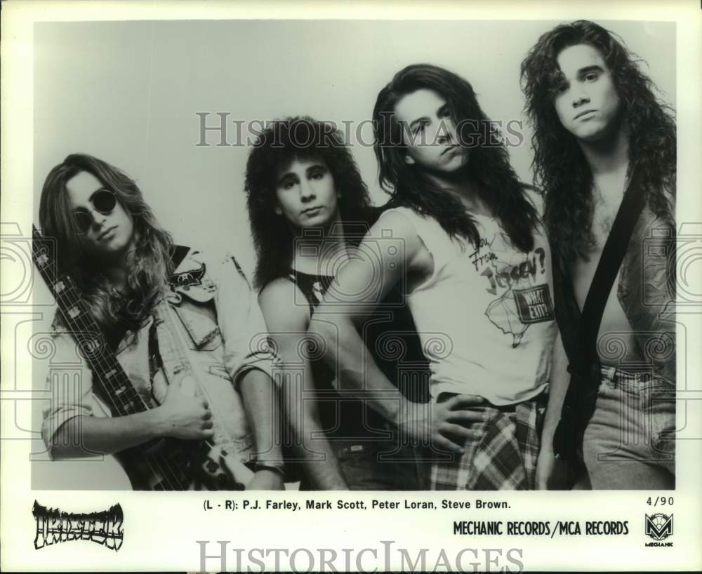 1990 Press Photo Members of the music group Trixter - hcp10998- Historic Images