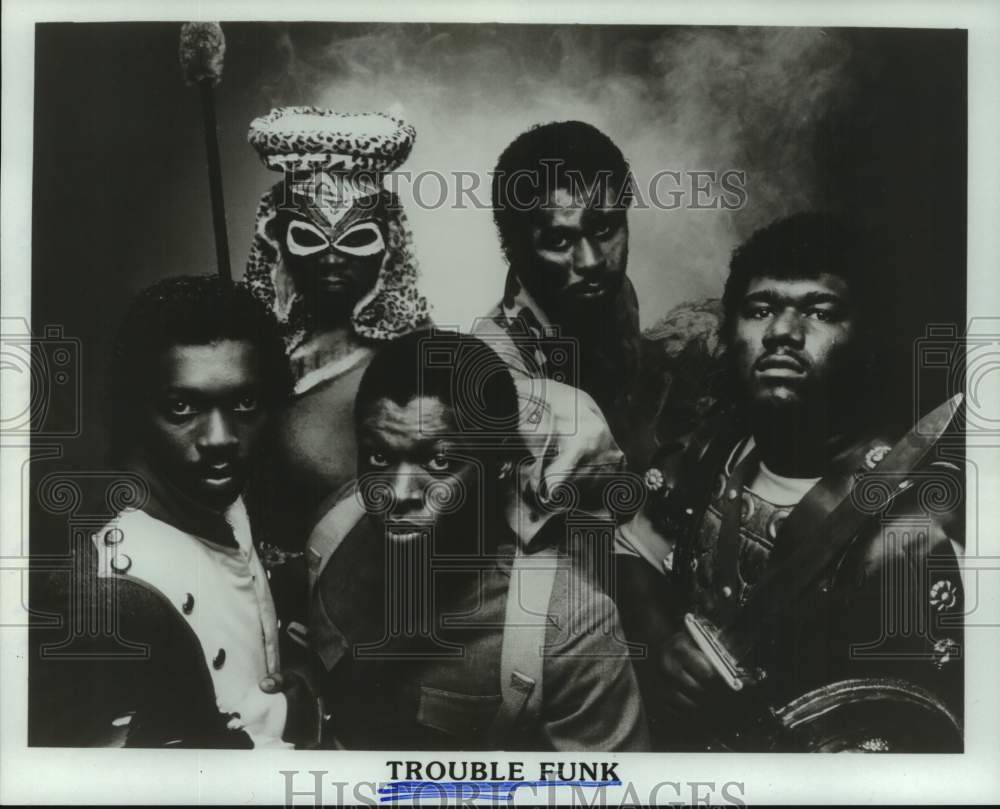 1985 Press Photo Members of the pop music group Trouble Funk - hcp11001- Historic Images