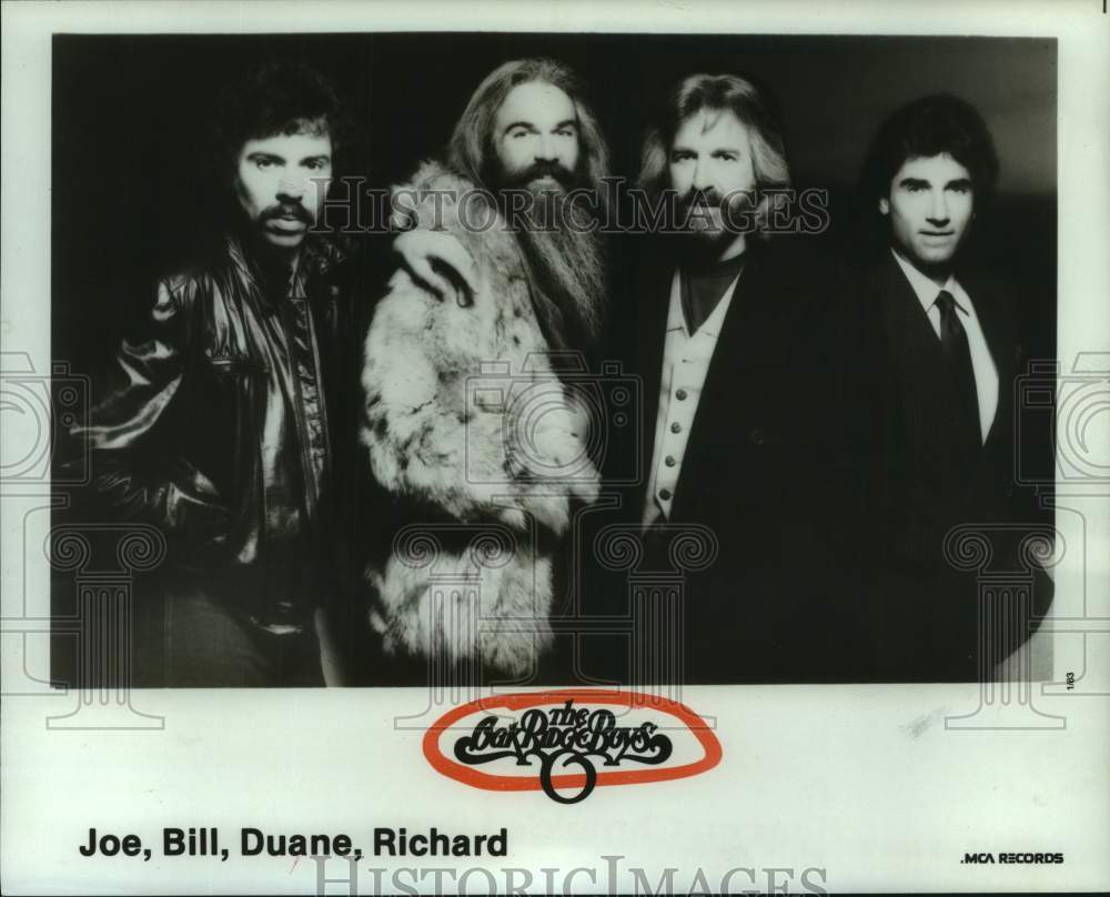 1983 Press Photo The Oak Ridge Boys - Joe, Bill, Duane, Richard - hcp11019- Historic Images