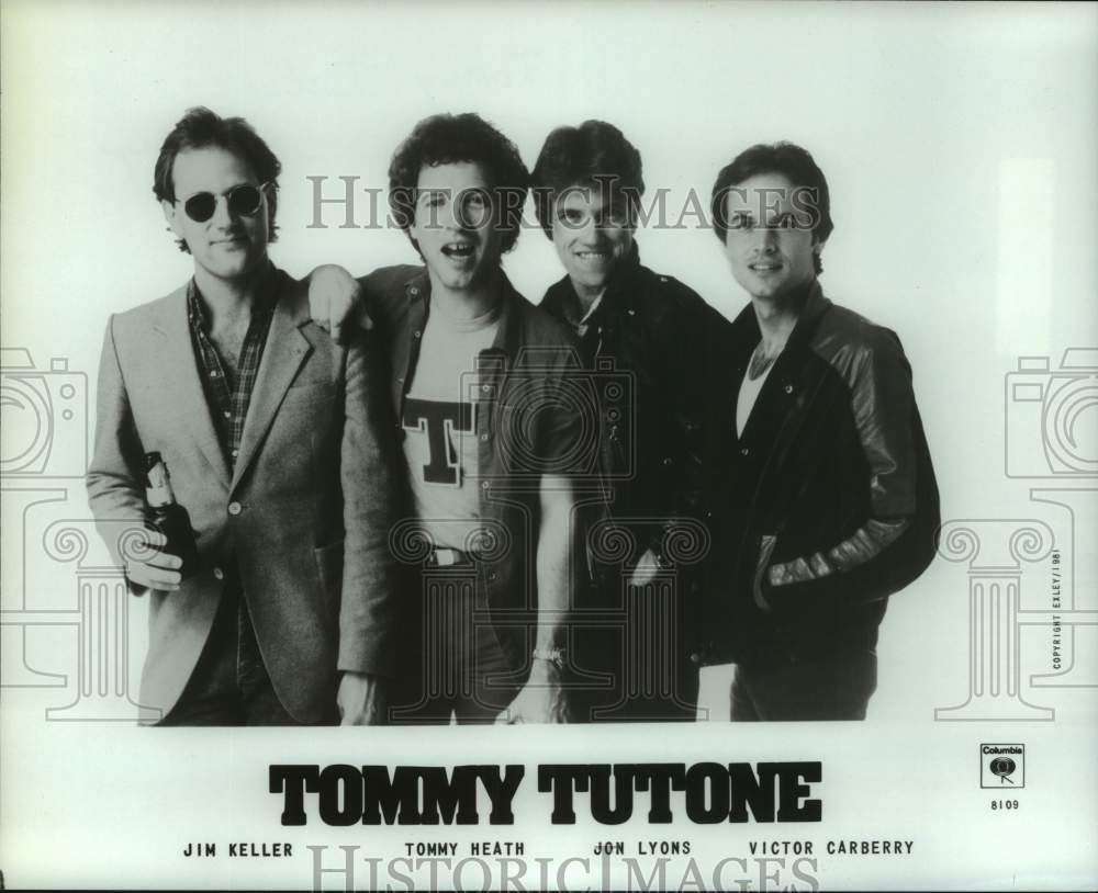 1981 Press Photo Members of the pop music group Tommy Tutone - hcp11023- Historic Images