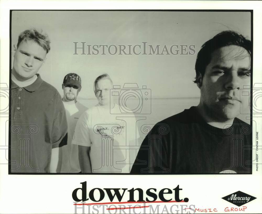 1996 Press Photo Members of the music group Downset - hcp11044- Historic Images