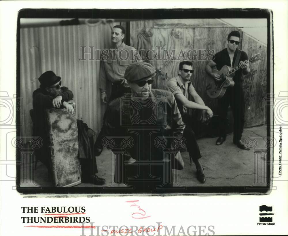 1996 Press Photo Members of the music group The Fabulous Thunderbirds- Historic Images