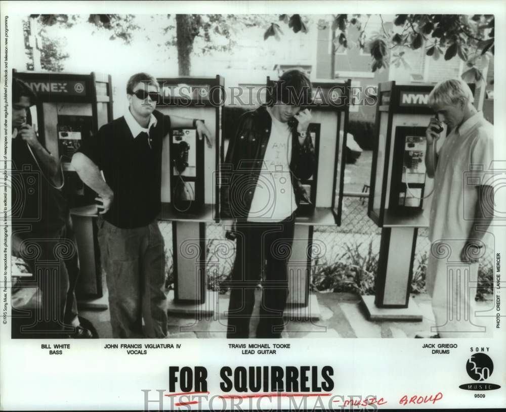 1995 Press Photo Members of the music group For Squirrels - hcp11049- Historic Images