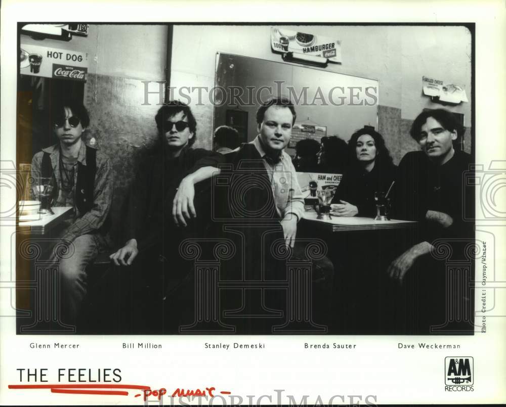 1991 Press Photo Members of the pop music group "The Feelies" - hcp11057- Historic Images