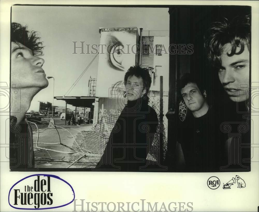 1989 Press Photo Members of the music group The Del Fuegos - hcp11069- Historic Images