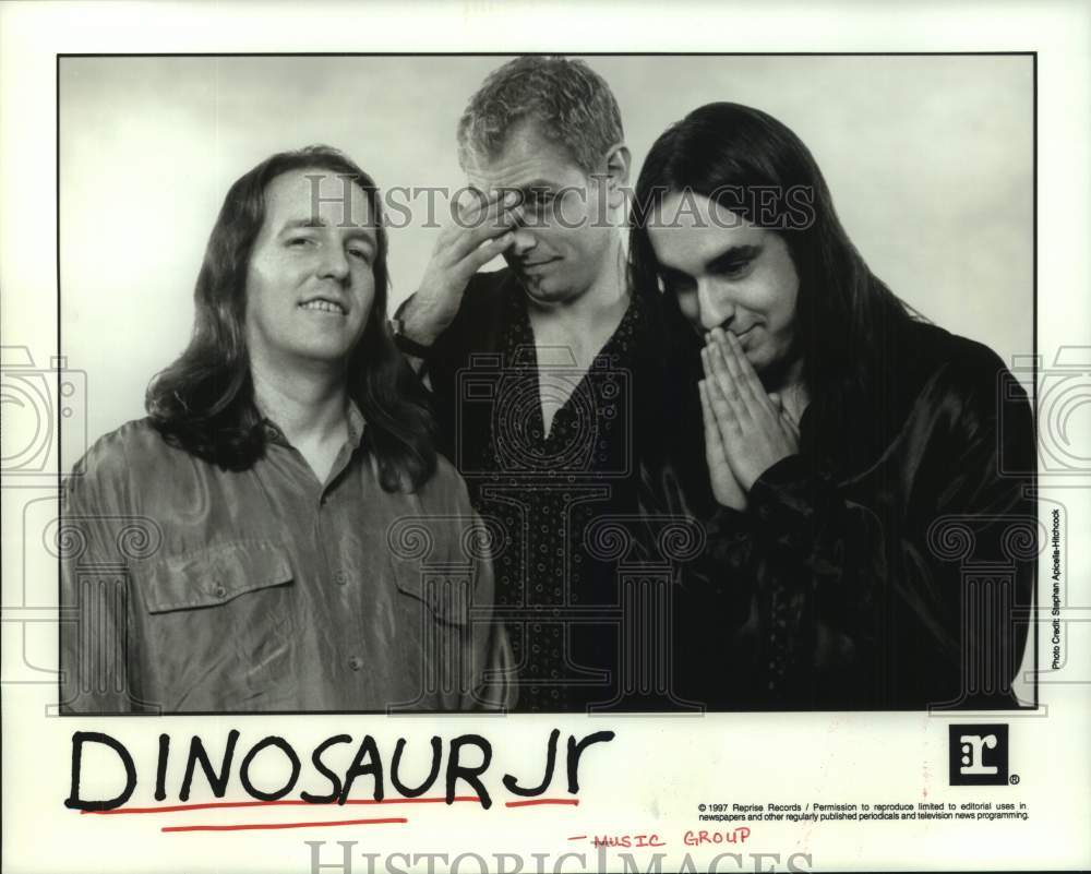 1997 Press Photo Members of the music group Dinosaur Jr. - hcp11079- Historic Images