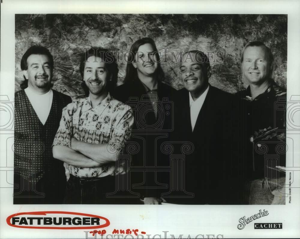 1995 Press Photo Members of the pop music group Fattburger - hcp11092- Historic Images