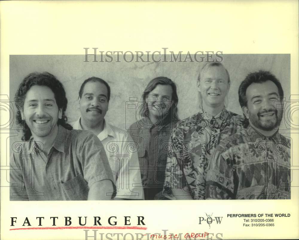 1995 Press Photo Members of the music group Fattburger - hcp11093- Historic Images