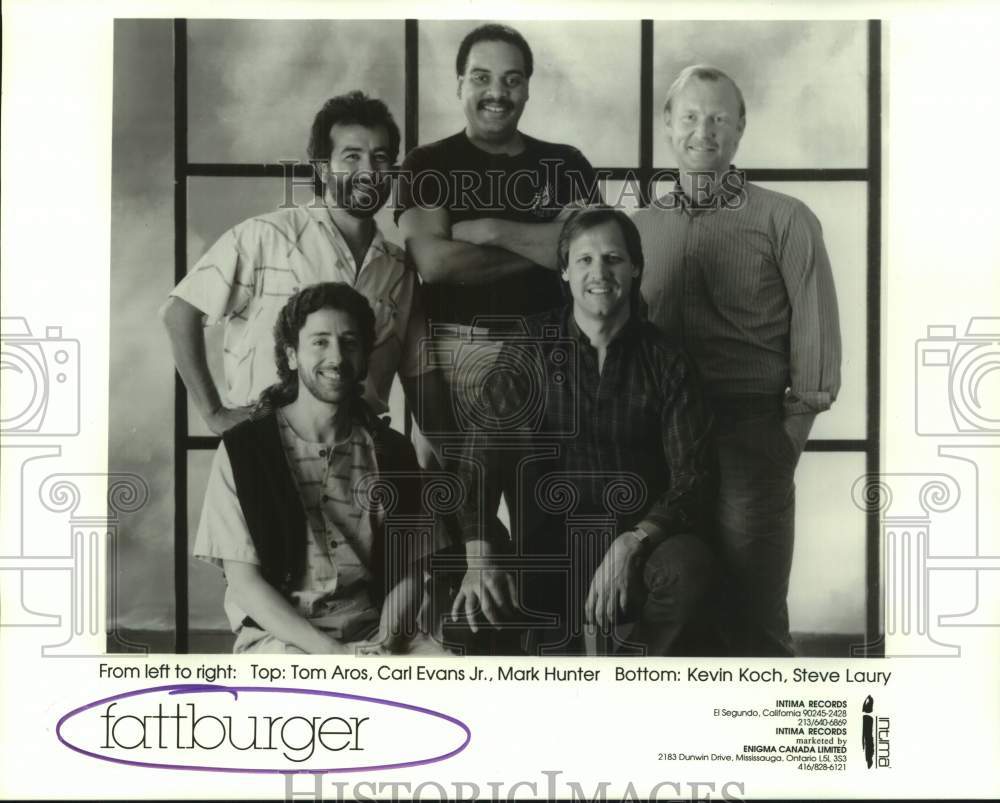 1989 Press Photo Members of the music group Fattburger - hcp11094- Historic Images