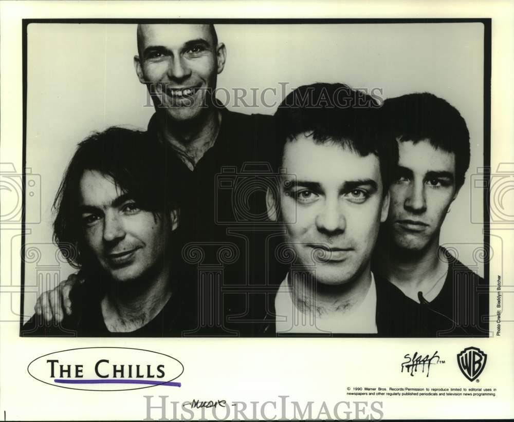 1990 Press Photo Members of the music group The Chills - hcp11115- Historic Images