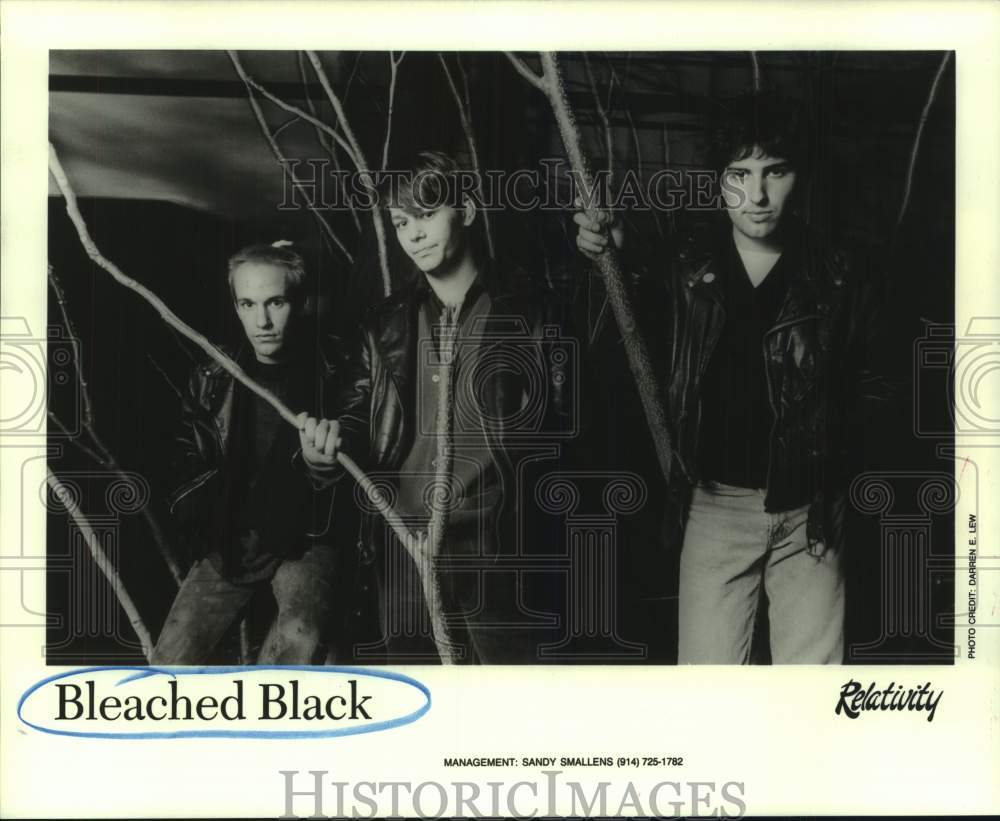 1988 Press Photo Members of the music group Bleached Black - hcp11126- Historic Images