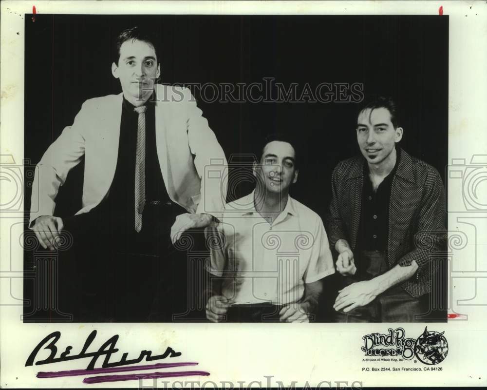 1989 Press Photo Members of the music group Bel Aire - hcp11130- Historic Images
