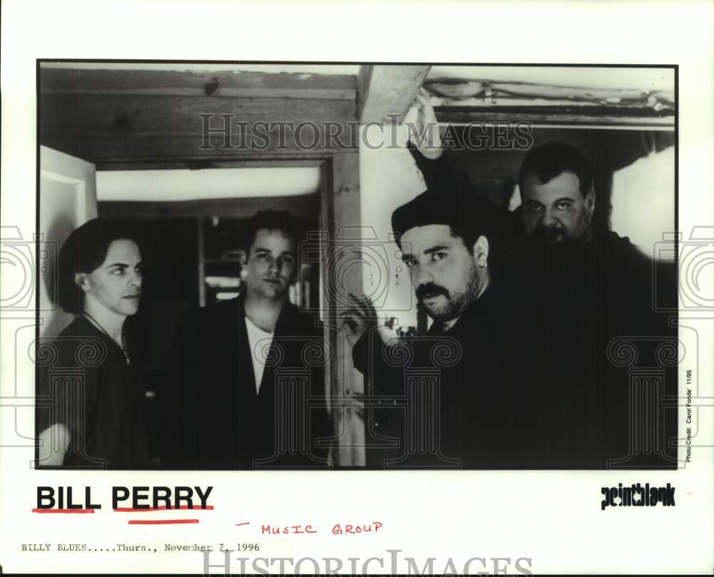 1995 Press Photo Members of the music group Bill Perry - hcp11134- Historic Images