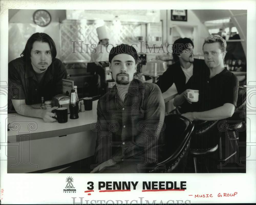 1996 Press Photo Members of the music group 3 Penny Needle - hcp11149- Historic Images