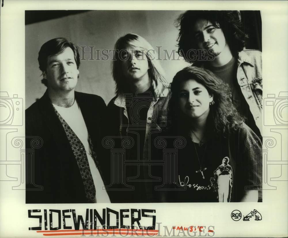 1989 Press Photo Members of the music group Sidewinders - hcp11184- Historic Images