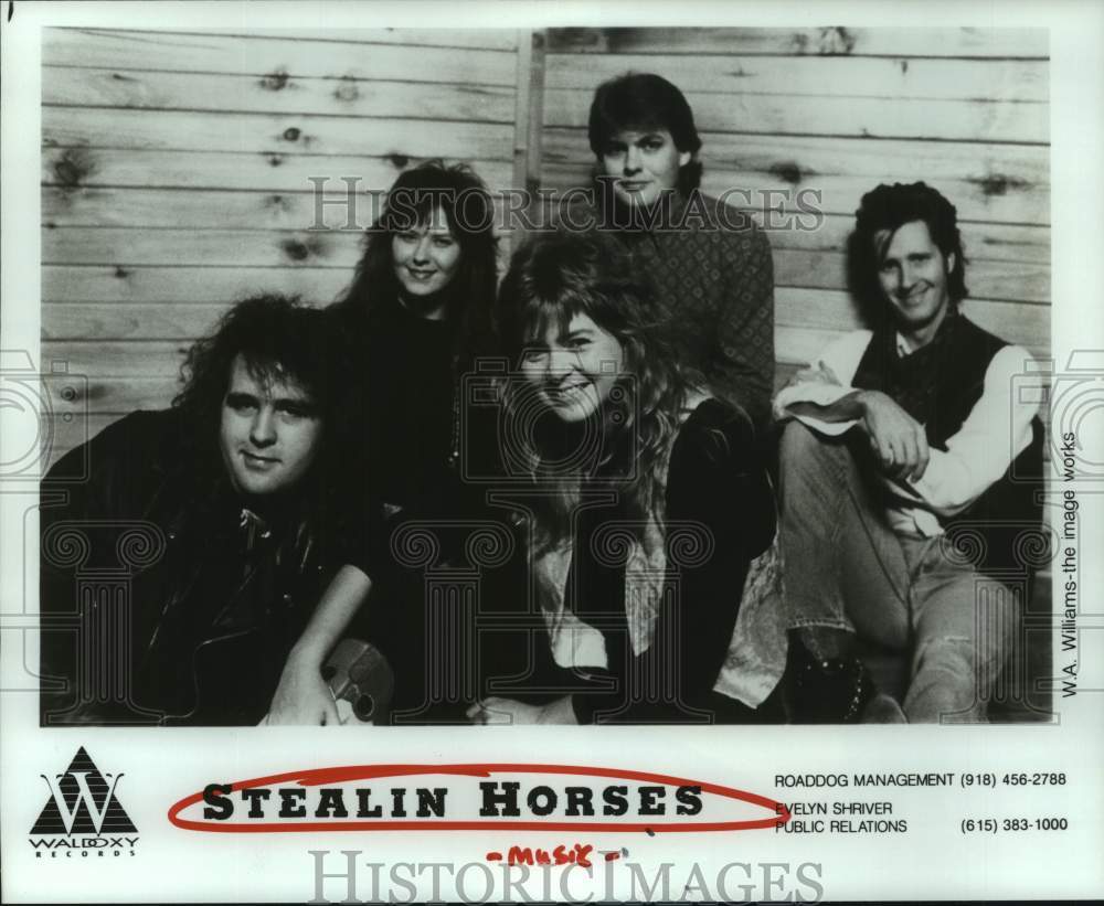 1992 Press Photo Members of the music group Stealin Horses - hcp11190- Historic Images