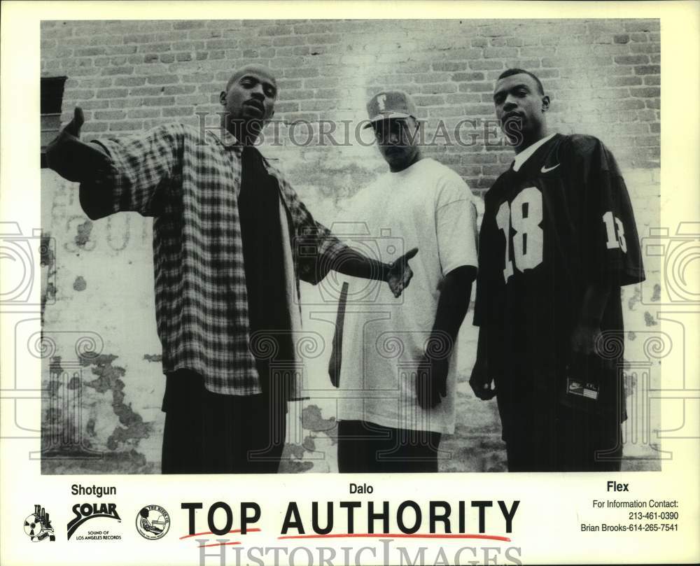 1995 Press Photo Members of the music group Top Authority - hcp11197- Historic Images