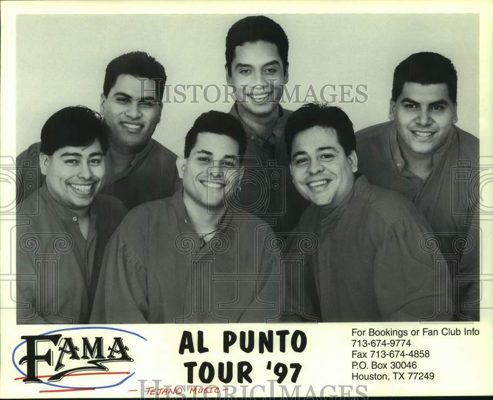 1997 Press Photo Members of the Tejano music group Fama - hcp11203- Historic Images