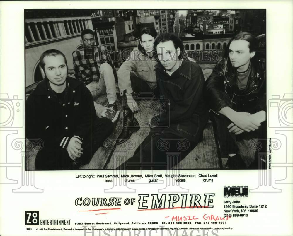 1994 Press Photo Members of the music group Course of Empire - hcp11229- Historic Images