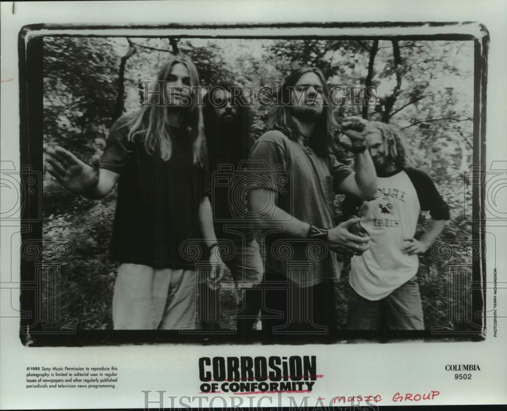 1995 Press Photo Members of the music group Corrosion of Conformity - hcp11231- Historic Images