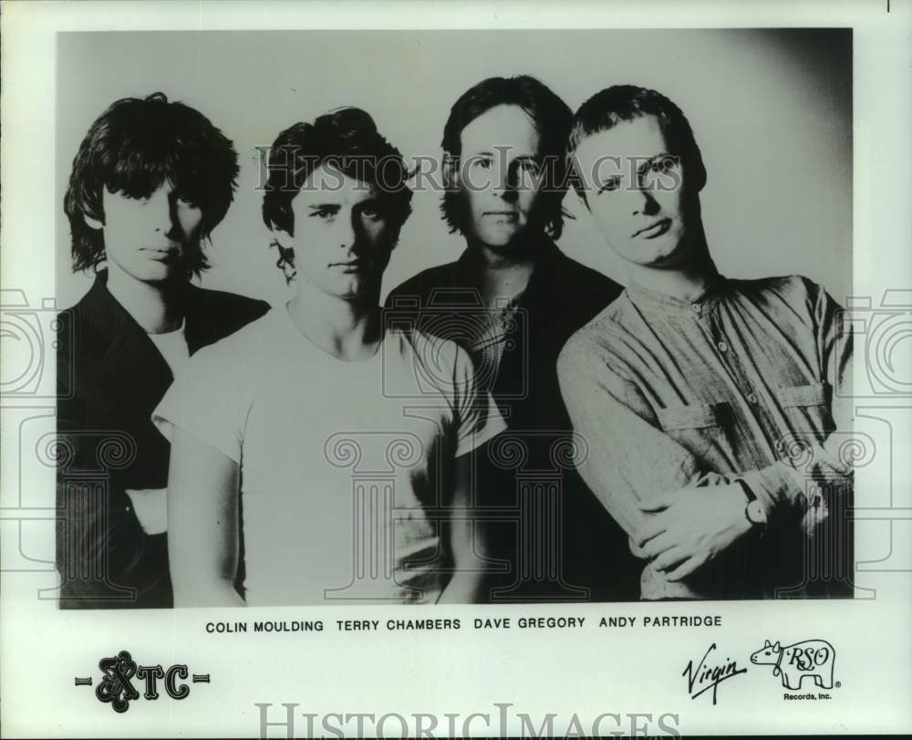 1981 Press Photo Members of the pop music group XTC - hcp11259- Historic Images