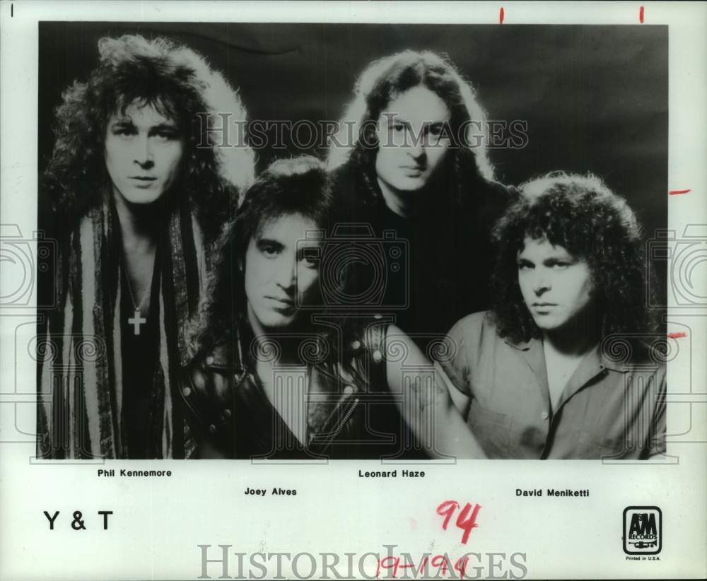 1983 Press Photo Members of the rock music group Y&amp;T - hcp11265- Historic Images